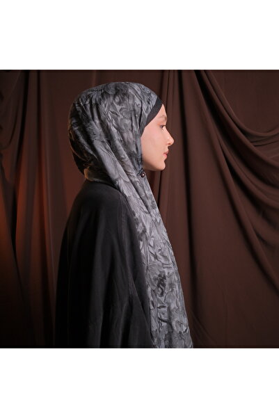 Mehru Scarfs شال بنمط جنة الكراش - أسود - ملمس غير قابل للانزلاق - صيفي/شتوي ...
