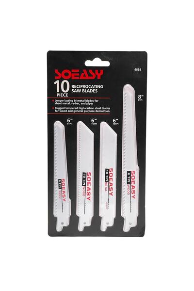 O.M.D Set of 10 sabre saw blades Metal and Wood for pendulum saw, sabre,