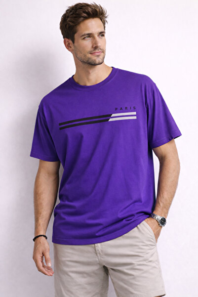 ArtYus Paris Printed Cotton Relaxed Fit Round Neck Unisex T-Shirt