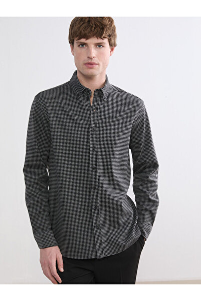 LC Waikiki قميص رجالي من NEVAVM بتصميم Regular Fit Armoudule