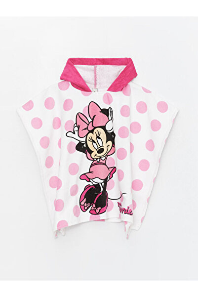 LC Waikiki Rmz Gi̇yi̇m Farkiyla Minnie Mouse Printed Girls' Beach Towel