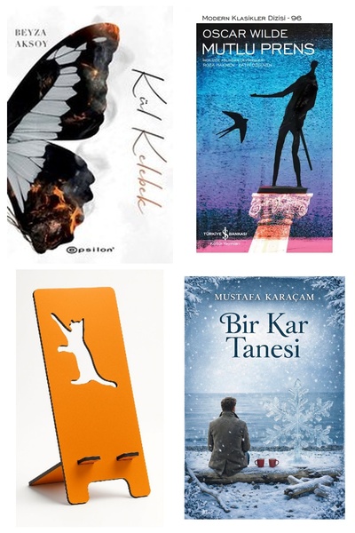 TÜRKİYE İŞ BANKASI KÜLTÜR YAYINLARI Kül Kelebek - Kolektif + Mutlu Prens + Te...