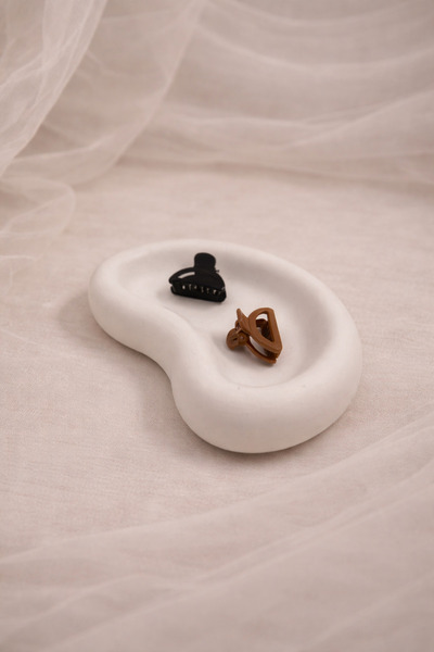 Atiye Studio Handmade Stone Jewelry Plate and Presentation Plate – Modern Min...