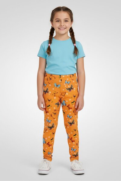 Hamleys Kids Girl Allover Print Leggings, Multicolor