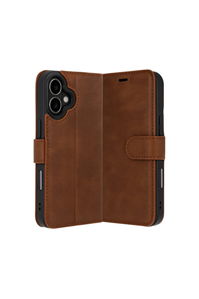 cepmoda غطاء حماية لآيفون 17 - غطاء من الجلد الصناعي مع محفظة - غطاء قابل للطي