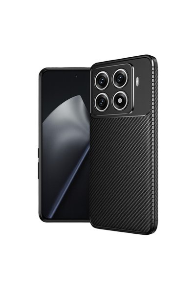 Generic Brand حافظة هاتف Xiaomi Mi 15T Pro من السيليكون الناعم باللون الأسود الفاخر والمتين