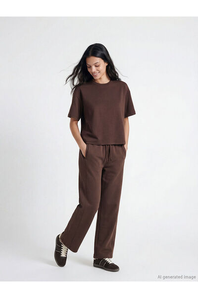 LC Waikiki Özmarka New Season Elastic Waist Women's Thick Sweatpants