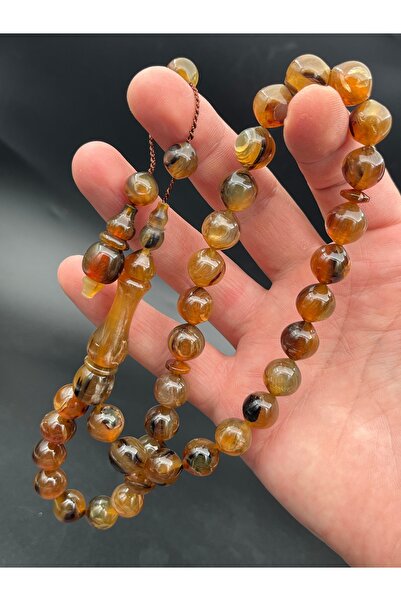 Cemhan Göksal Ram's Horn Prayer Beads 13X13 mm Large Size Collectible Special...