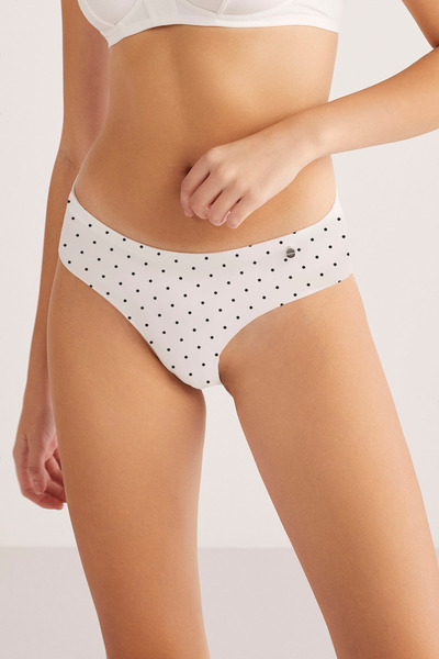 Kom Women's Modal/Cotton Polka Dot Thick-Edged Boxer Briefs (with Socks as a ...
