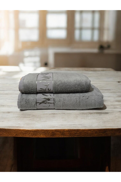 Nurpak Bamboo Bath Towel Set 1 Face Towel (50X90 cm) 1 Bath Towel (90X150 cm)