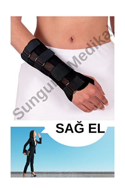 Orthocare 4542 El Bilek Ateli Karpal Tünel Gonglion Ağrısı Bilekliği Ekstra D...