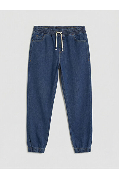 LC Waikiki Nevavm Boys' Jogger Jean Pants with Elastic Waist and Pockets