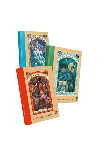 XLibris Talihsiz Serüvenler (Ciltli) 10-12. Ciltler 3 lü Kitap Seti