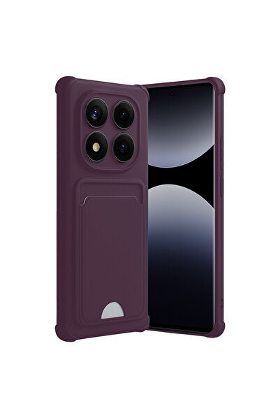 cepmoda حافظة سيليكون REDMİ "NOTE 14 PRO (5G)" K حامل بطاقات i - تصميم نحيف E...