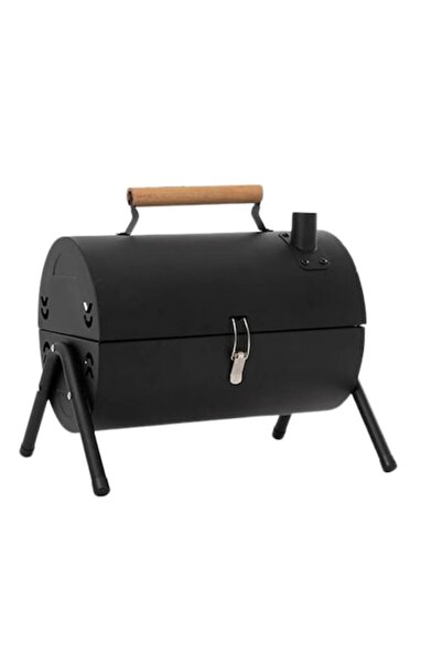 TU&YA Portable Circular Grill, Metal 38x25x38cm, Black