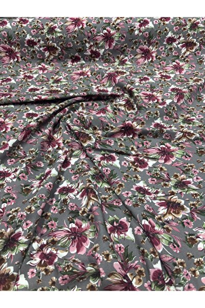 Lidya Kumaş Çiçek Temalı Viskon Kumaş