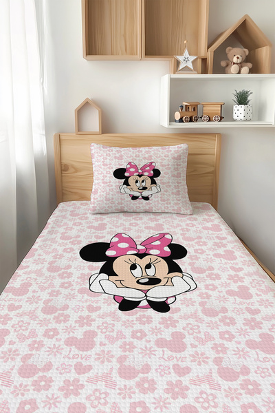 Şen Dekorasyon Cute Mikimause Children's Pique Set