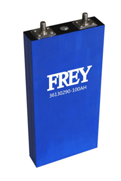 Frey 3.2V 100 Ah LiFePO4 Prizmatik Pil - Vidalı