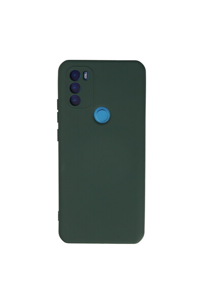 cepmoda غطاء سيليكون GM 21 PLUS مخملي الملمس - أخضر