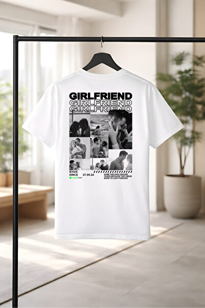 Young Fit Kişiye Özel Sevgili ve Çiftler İçin %100 Pamuk Tişört Fotoğraf & Ya...