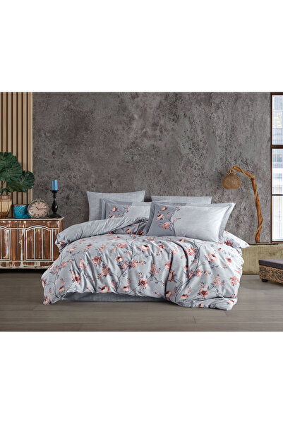 Hobby Cotton Poplin Bed Linen 2 Persons - Benita Grey