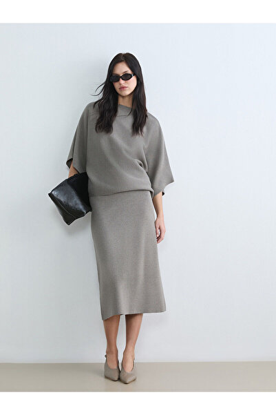 LC Waikiki Νέα σεζόν ελαστική φούστα με ελαστική μέση