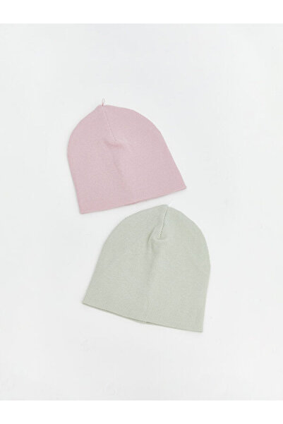 LC Waikiki Timeless Clothing & Timeless Choices Classic Baby Girl Beanie 2-Pack