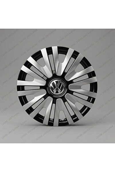 Volkswagen Polo Uyumlu JantKapağı - 14 İnç - 1 Takım (4 adet) - Çelik görünümlü