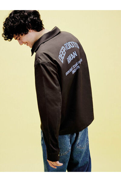 LC Waikiki Rmz Gi̇yi̇m Farkiyla Comfortable Fit Long Sleeve Men's Shirt Jacket