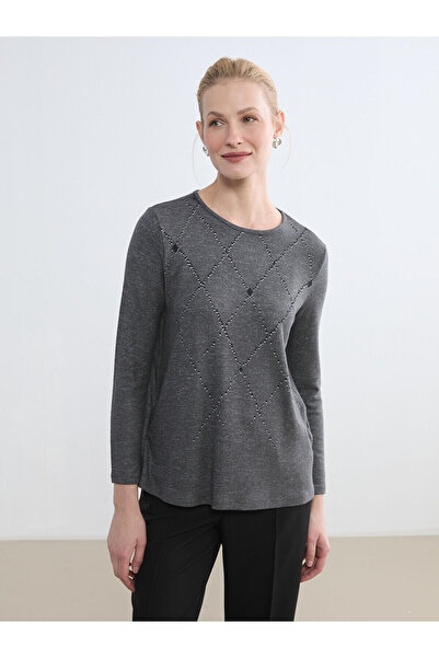 LC Waikiki Peak New Season Crew Neck Patterned Women's T-Shirt
