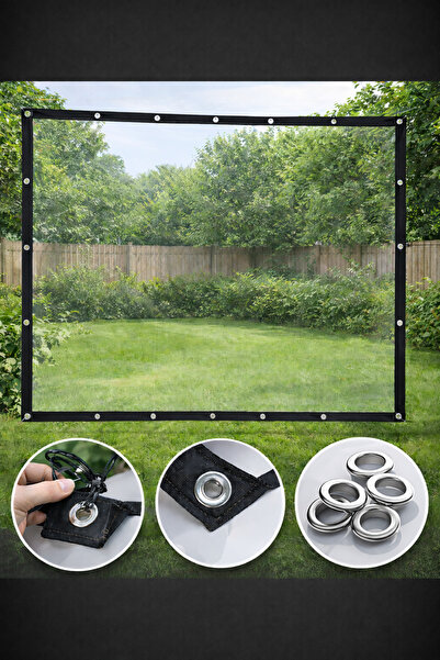 YILPAX Ölçülere Göre Şeffaf Branda 0.80 mm 300x200 cm