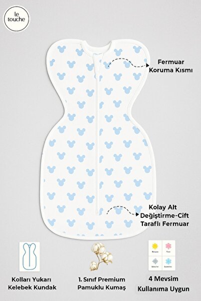 Le Touche Baby Swaddle Newborn Self Soothing Swaddle Boys Girls Baby Sleeping...