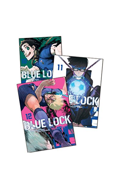 Komik Şeyler Blue Lock 10-12. Ciltler 3 lü Manga Seti