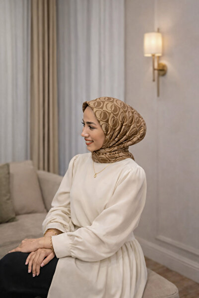 TR Halka Pattern Cotton Fiber Scarf