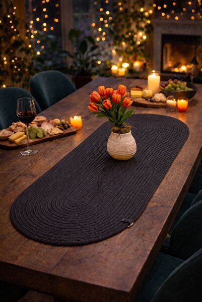 Öz-Tex Home Jute, Wicker, Runner, American Service, Souple, Table Cover, Coff...