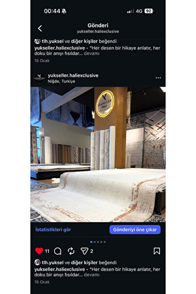 %100 Akrilik Halı