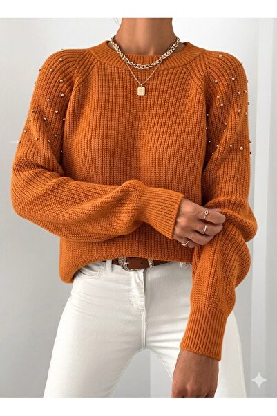 FİFTY ONE Pearl Detailed Knitwear Sweater