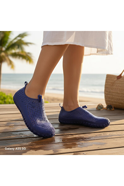 Emek Muhdamad Women's and Men's Navy Blue Non-Slip Sole Sea Beach Shoes