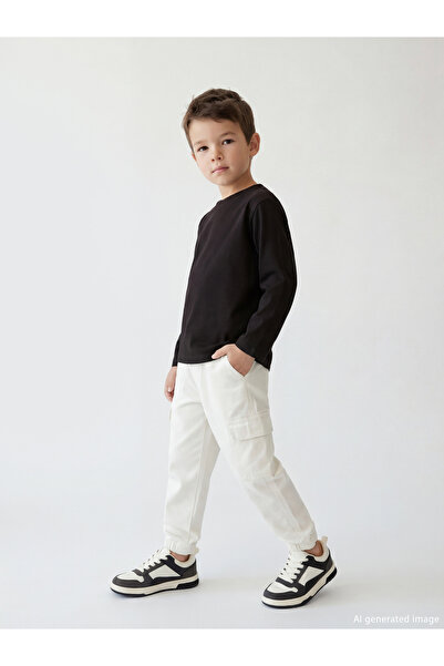 LC Waikiki Shining Choices by Shining Store Boys' Cargo Pants with Waist Cord