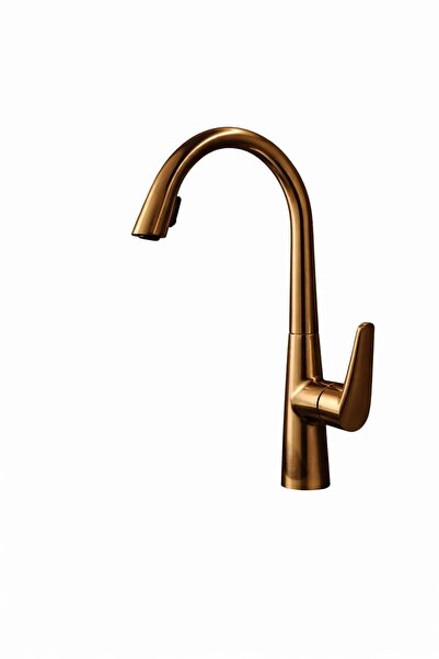 HT PRİMA Stylish Sink Kitchen Faucet with Hidden Spiral and Pull-Out Head
