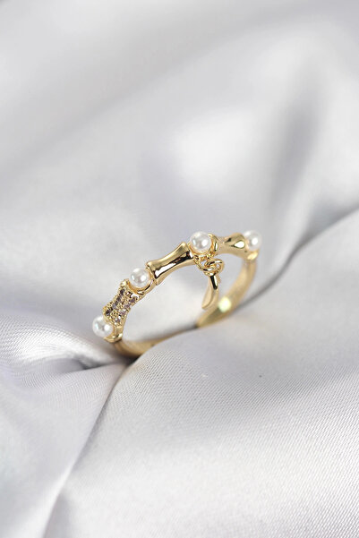 Nacario Mey Import ®   Gold Color Dangle Bone Model Women's Ring