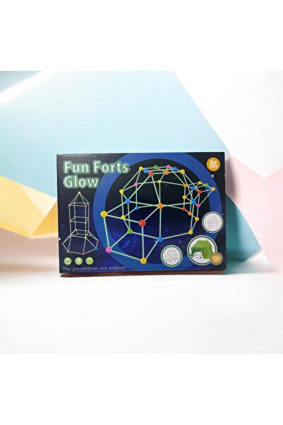 ADIRI SHOP 3D Creative Building Toy Set – Fun Forts Glow (48 pieces)