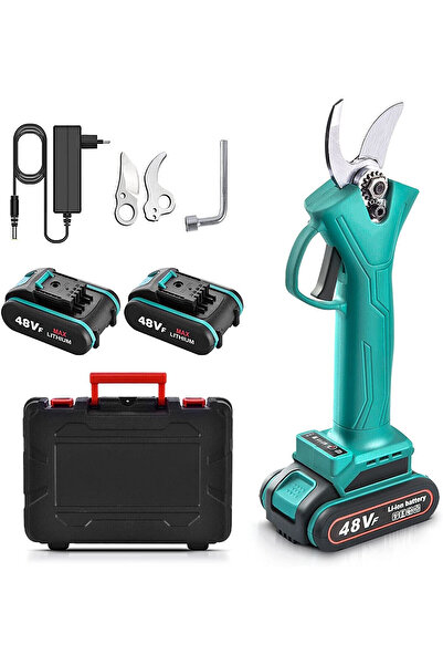 OEM Foarfeca electrica pentru crengi si vita de vie, 48V, 2 acumulatori, 30 mm