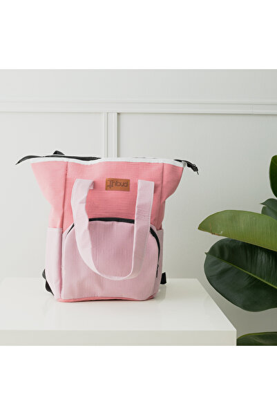 tinibud 100% Cotton Muslin Mother Baby Bag 35X27 cm Multi-Compartment Organiz...