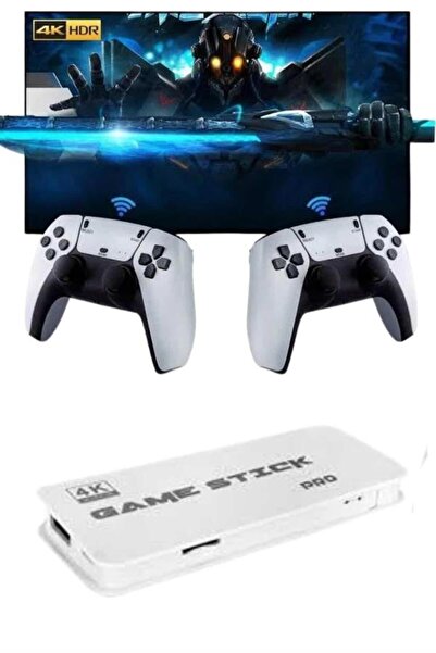 Lisinya 3D 4K HD 2.4G Game Stick 4K Ultra Hd Oyun Konsolu Çift Kollu -