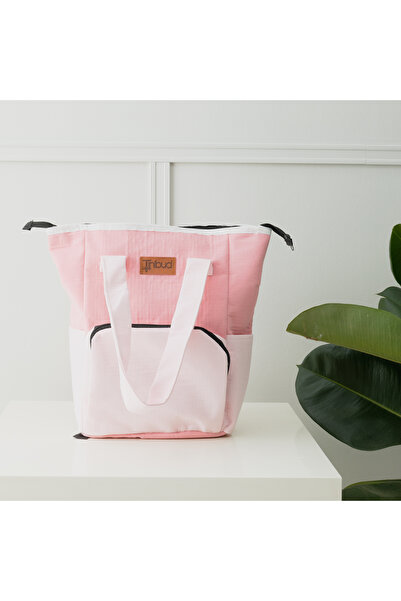 tinibud 100% Cotton Muslin Mother Baby Bag 35X27 cm Multi-Compartment Organiz...