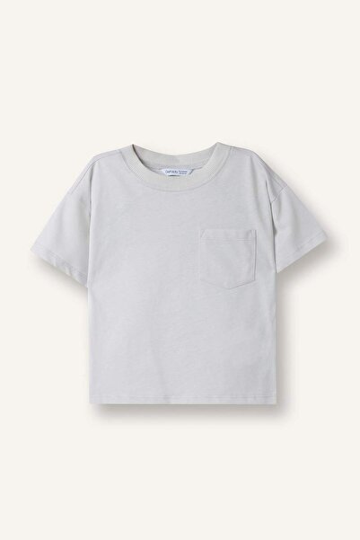 DeFacto 100% Cotton Crew Neck T-Shirt Baby Boy B7005A526Sm