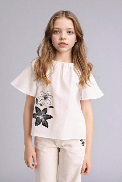 DeFacto Twill Blouse Girl's G7578A826Sm