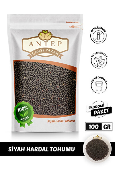 Antep Çarşı Pazar Siyah Hardal Tohumu | 100 Gr.