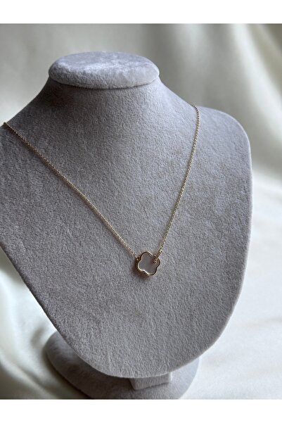 melonka Sedefli Yonca Kolye